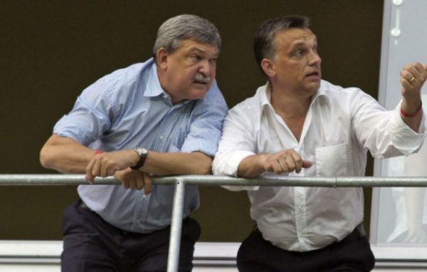 Csányi Sándor és Orbán Viktor