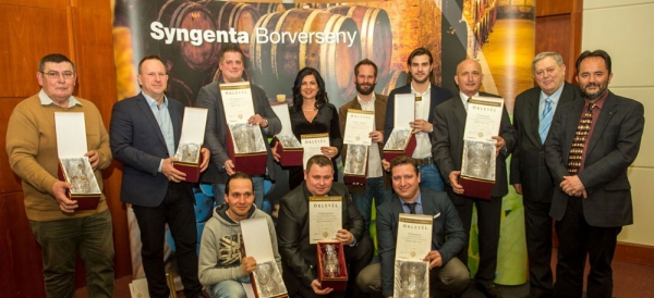 syngenta országos borverseny díjazottai